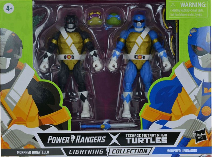 Набір фігурокHasbro Power Rangers Ninja Turtles Donatello & Leonardo 15 см 2 шт (5010993861613) - зображення 2