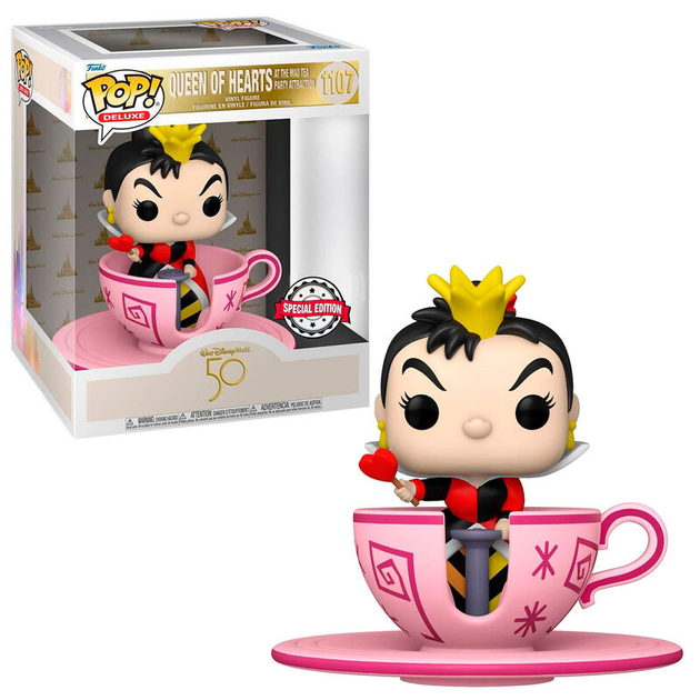 Figurka Funko Pop! Walt Disney World 50th Anniversary Exclusive Królowa Kier na Szalonym Podwieczorku 15 cm (889698589635) - obraz 2