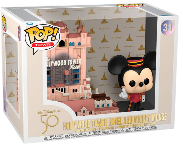 Ігровий набір Funko Pop! Walt Disney World 50th Anniversary Mickey Mouse 9 см + Готель Hollywood Tower (889698643771) - зображення 2