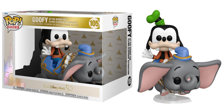 Фігурка Funko Pop! World 50 th Walt Disney Goofy At the Dumbo the Flying Elephant Attraction 15 см (889698505710) - зображення 1