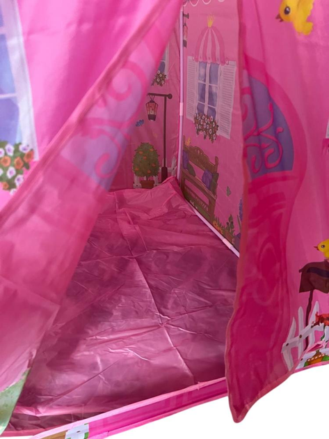 Детская складная портативная палатка Princess Home игровой домик Розовый - изображение 2