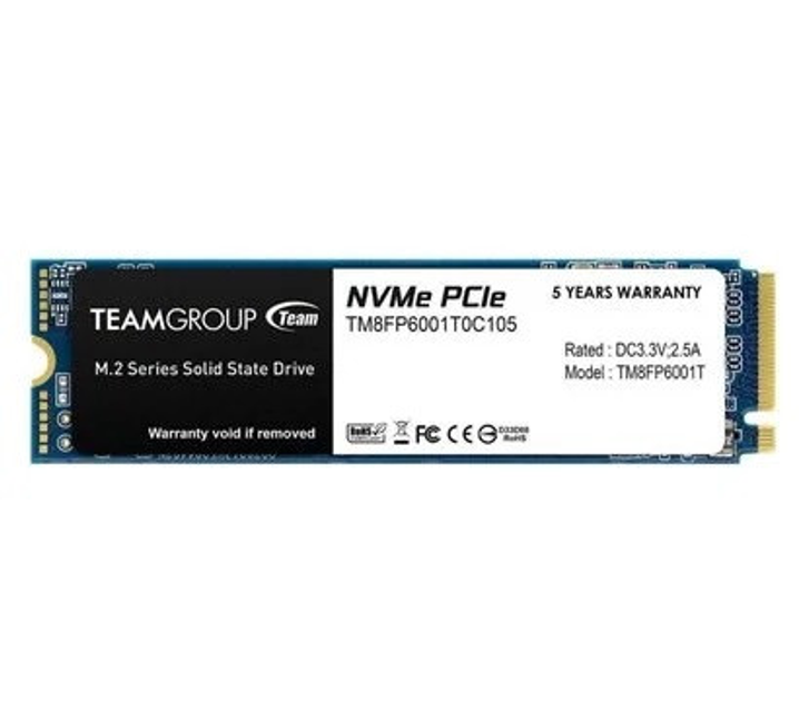 SSD NVMe диск Team MP33 1 Tb PCIe Gen3x4 M.2 2280 - изображение 1