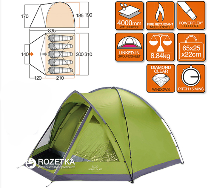 Vango hotsell berkeley 400