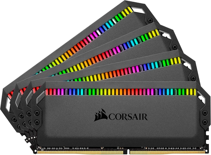 Pamięć RAM Corsair DDR4-3600 131072MB PC4-28800 (Kit of 4x32768) Dominator Platinum RGB Black (CMT128GX4M4D3600C18) - obraz 2