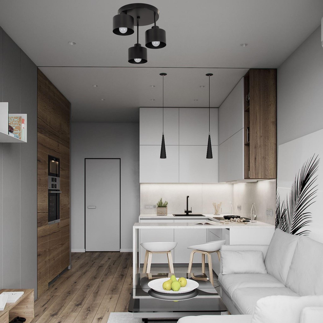 Потолочная люстра с 3 плафонами в стиле лофт "Loft Trio Light" (52-9905-3 BK) - изображение 2