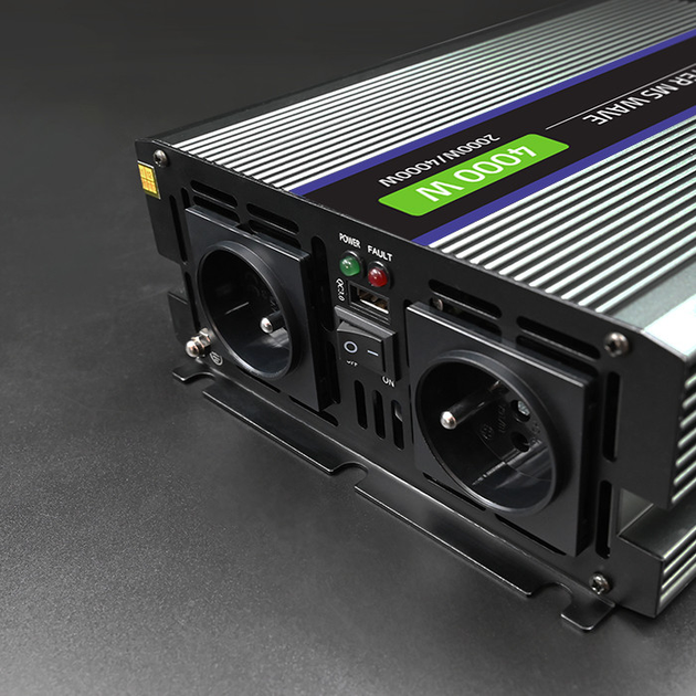 Автомобільний інвертор Qoltec Monolith 4000 MS Wave 2000 Вт/4000 Вт, 12 В на 230 В (955555906182132) - Уцінка - зображення 11