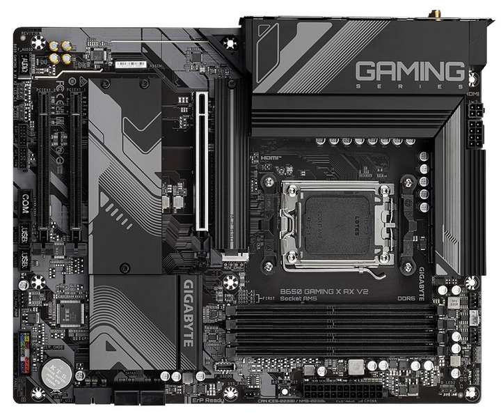 Материнська плата Gigabyte B650 GAMING X AX V2 (sAM5, AMD B650, PCI-Ex16) (SN241250038243) - Уцінка - зображення 3