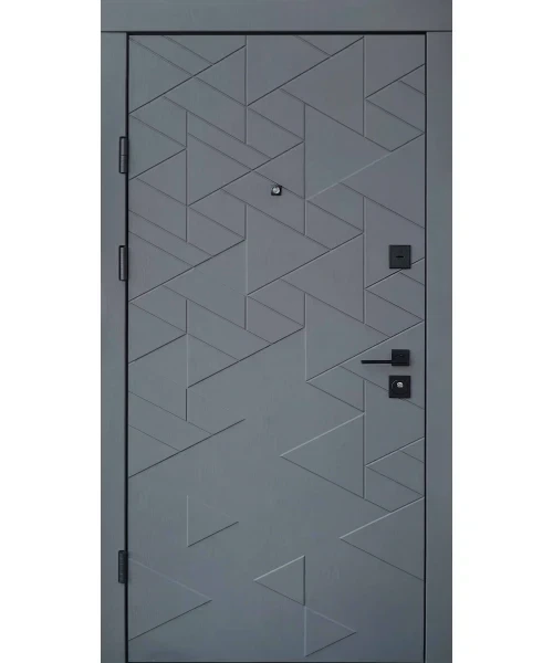 Входная дверь Qdoors Ультра Фрост грифель софт/белое дерево 850*2050мм - изображение 5