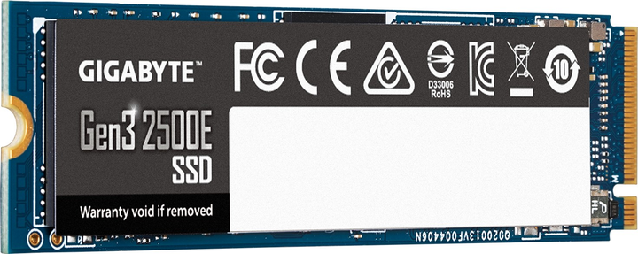 Dysk SSD Gigabyte Gen3 2500E 2TB M.2 NVMe PCIe 3.0 x4 3D NAND (G325E2TB) - obraz 2