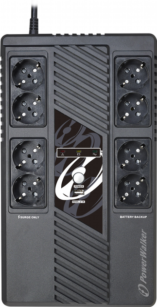 UPS PowerWalker VI 600 MS (10121160) - obraz 3