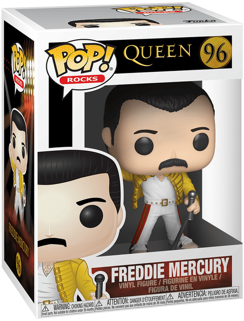 Фігурка Funko Pop! Queen Freddie Mercury Wembley 1986 9 см (889698337328) - зображення 1