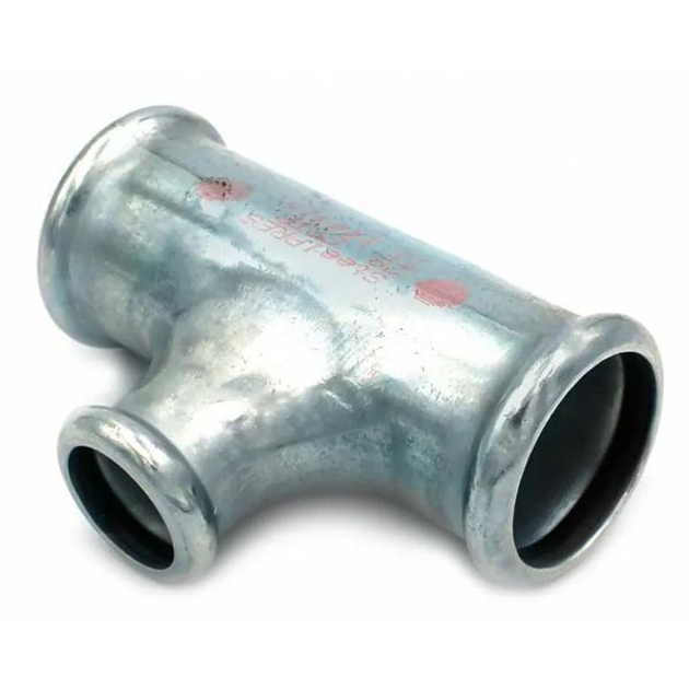 Тройник редукционный пресс оцинковка RM Steel Pres Ø 108×76.1×108 мм ...