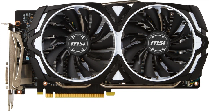 Відеокарта MSI PCI-Ex GeForce GTX 1060 Armor OCV1 6GB GDDR5