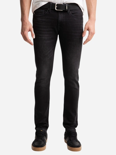 Jeansy slim fit męskie Big Star Terry Slim 909 W36L34 Czarne (5900714827953) - obraz 1