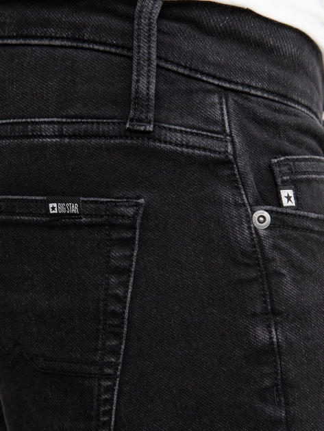 Jeansy slim fit męskie Big Star Terry Slim 909 W36L32 Czarne (5900714828561) - obraz 6