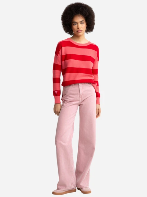 Jeansy rurki damskie z wysokim stanem Big Star Atrea 601 W27L30 Czerwone (5900714827700) - obraz 5