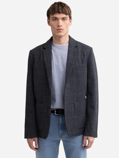 Marynarka męska w kratę Big Star Joseef 902 M Szara (5900714823733) - obraz 1