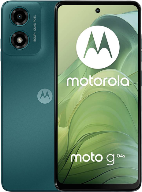 Мобільний телефон Motorola Moto G04s 4/64GB Sea Green (PB360016SE) - зображення 1