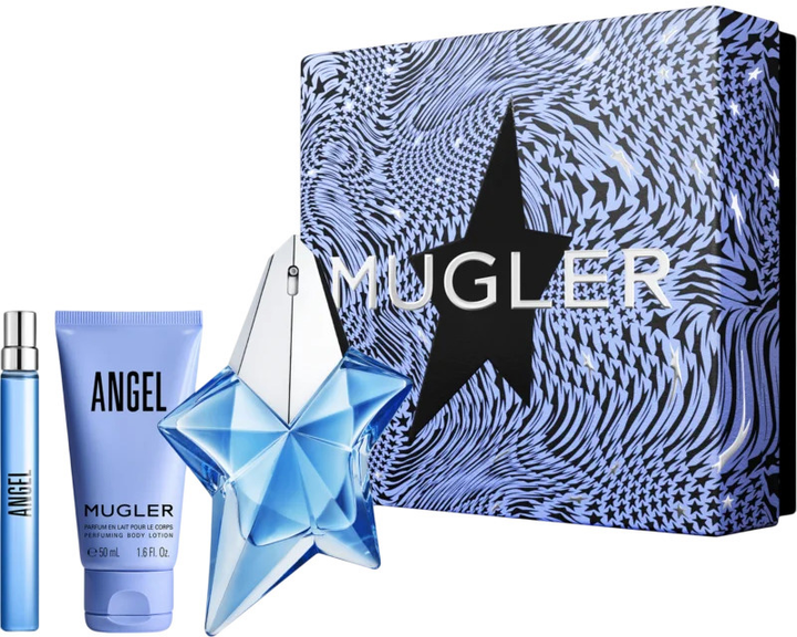 Набір для жінок Thierry Mugler Angel Парфумована вода 50 мл + Парфумована вода 10 мл + Лосьйон для тіла 50 мл (3614274102086) - зображення 1