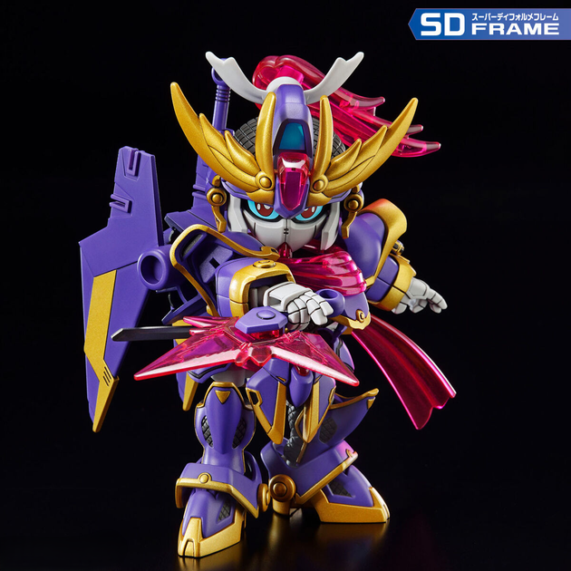 Модель для сборки Bandai SD Gundam Cross Silhouette F-Kunoichi Kai (Gundam Build Metaverse) (4573102657114) - изображение 4