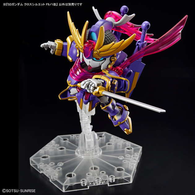 Модель для сборки Bandai SD Gundam Cross Silhouette F-Kunoichi Kai (Gundam Build Metaverse) (4573102657114) - изображение 8