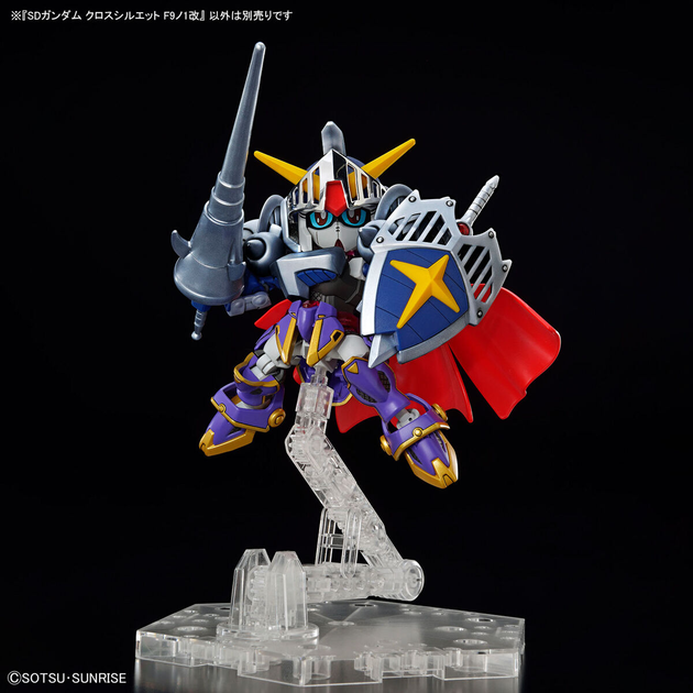 Модель для сборки Bandai SD Gundam Cross Silhouette F-Kunoichi Kai (Gundam Build Metaverse) (4573102657114) - изображение 11