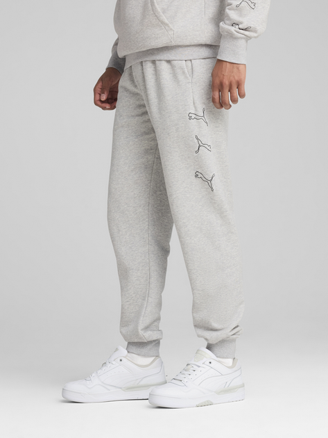 Акція на Спортивні штани чоловічі Puma Ess Logo Lab Execution Sweatpants Tr Cl 68466604 S Light Gray Heather від Rozetka