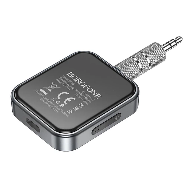 FM-трансмітер Borofone BC55 (Bluetooth аудіо адаптер у машину, мікрофон для дзвінків, ресивер) - Чорний - зображення 7