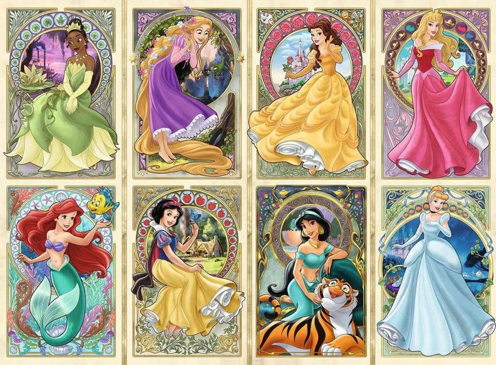 Puzzle Ravensburger Art Nouveau Księżniczka 1000 elementów (4005556165049) - obraz 2