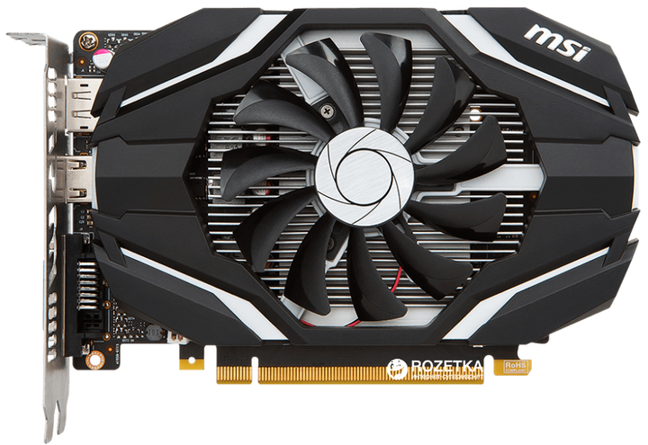 Видеокарта MSI PCI-Ex GeForce GTX 1050 OC 2GB GDDR5 (128bit) (1404/7008 ...