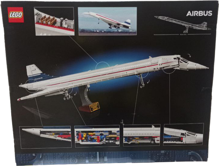 Zestaw klockow LEGO Icons Concorde 2083 elementy (10318) (955555908150848) - Outlet - obraz 2