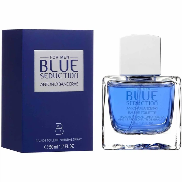 Туалетна Вода Antonio Banderas Blue Seduction For Men 30 мл - Фото 2 Туалетна Вода Antonio Banderas Blue Seduction For Men 30 мл - зображення 2