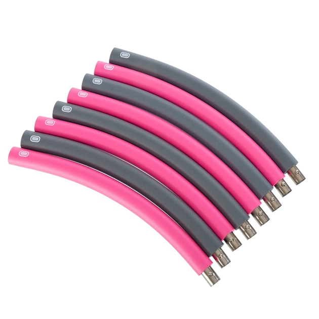 Обруч массажный хула хуп Hula Hoop SP-Planeta 6023 диаметр 91см Pink-Grey - изображение 5