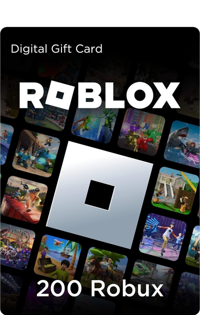 Карта пополнения Roblox Gift Card на 200 ROBUX | Все регионы - изображение 1