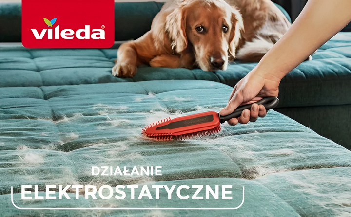 Szczotka do usuwania sierści i włosów Vileda Pet Pro 1 szt (4023103240919) - obraz 2