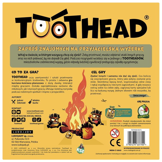 Настільна гра Ludojady Toothead (колекційне видання) (5907274337700) - зображення 6
