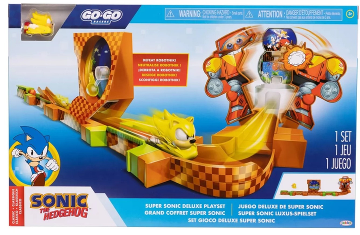 Zestaw do zabawy Jakks Pacific Sonic The Hedgehog Go Go Racers Deluxe (0192995423343) - obraz 1