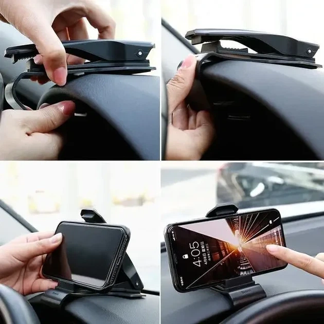 Автодержатель Baseus Mouth Car Mount холдер зажим крепление SUDZ-01 - изображение 7