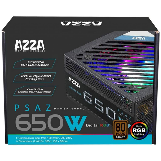 Блок питания Azza 650W (m446848) - изображение 3