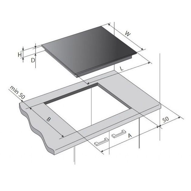 Варочна поверхня Pyramida IH X 642 BZF (m446123) - зображення 2