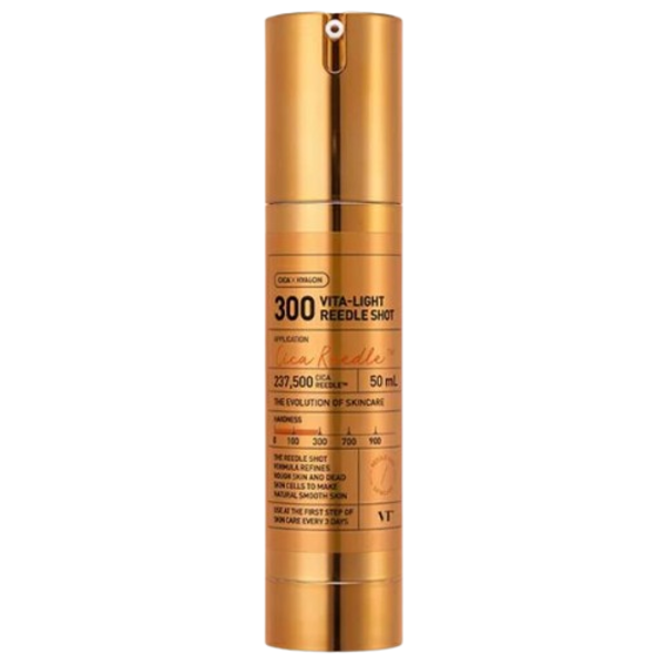 Сироватка-бустер VT Cosmetics Vita Light Reedle Shot 300 зі спікулами та вітамінами 50 мл - Фото 1 Сироватка-бустер VT Cosmetics Vita Light Reedle Shot 300 зі спікулами та вітамінами 50 мл - зображення 1