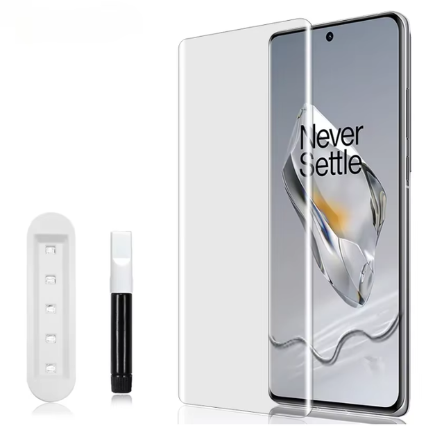 Защитное стекло CDK для OnePlus 12R / Ace 3 / Ace 3 Pro | UV Curved (014478) (clear) - Фото 4 Защитное стекло CDK для OnePlus 12R / Ace 3 / Ace 3 Pro | UV Curved (014478) (clear) - изображение 4