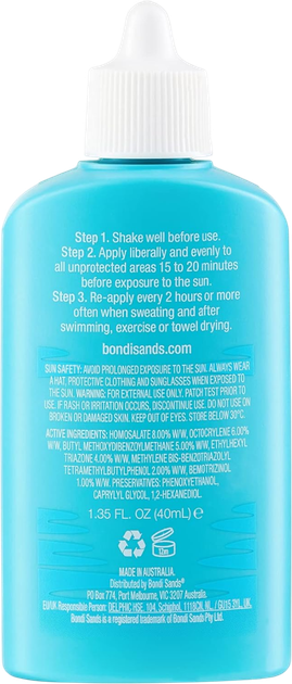 Флюїд для обличчя Bondi Sands Hydra Uv Protect SPF 50+ 40 мл (810020172966) - зображення 2