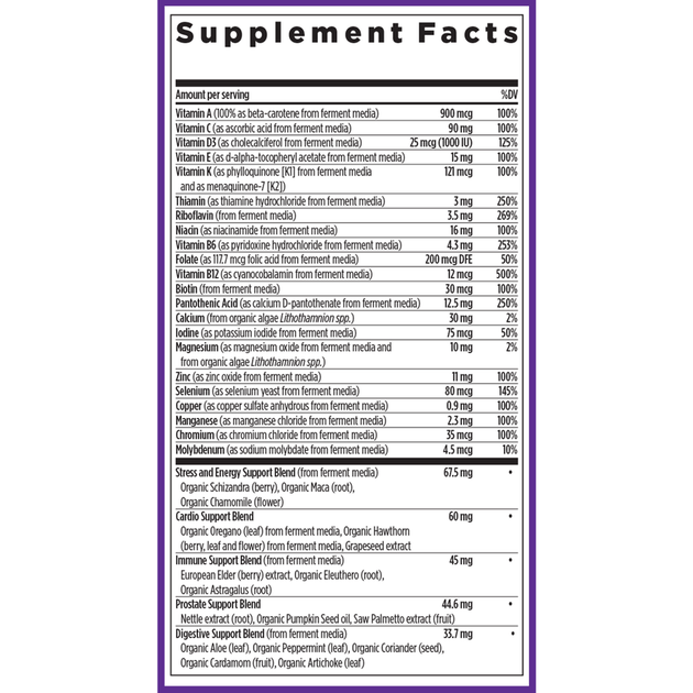 Щоденні вітаміни для чоловіків New Chapter Men’s Advanced Multivitamin, 48 вегетаріанських таблеток (NCR-00322) - Фото 2 Щоденні вітаміни для чоловіків New Chapter Men’s Advanced Multivitamin, 48 вегетаріанських таблеток (NCR-00322) - изображение 2