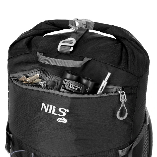 Туристичний рюкзак Nils Camp KJOLEN 40 л чорний NC1938 (5907695502367) - зображення 7