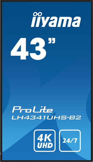 Монітор 42.5" iiyama ProLite LH4341UHS-B2 - зображення 4