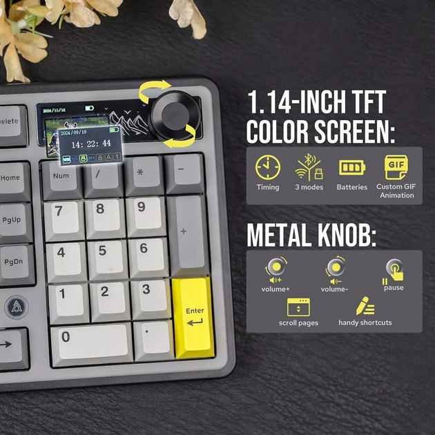 Клавиатура Ajazz AK980 игровая механическая с Gift switch v2, ENG раскладка - изображение 8