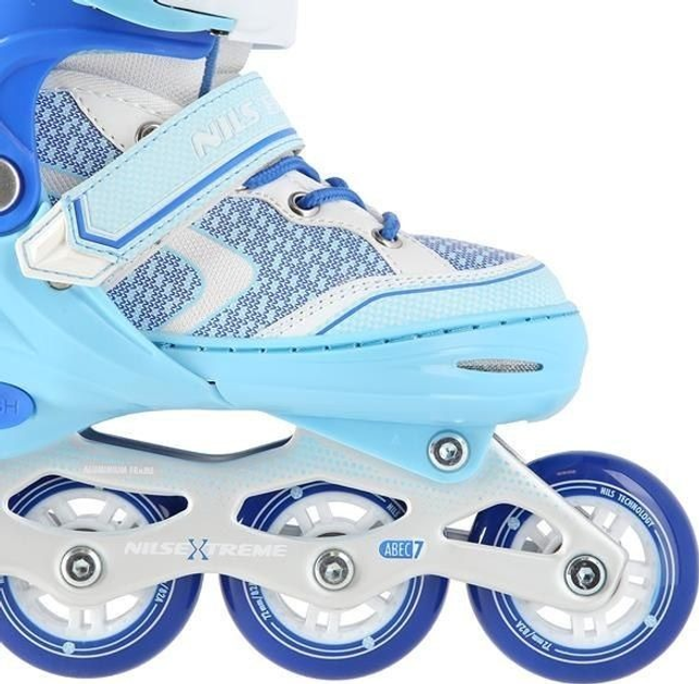 Роликові ковзани Nils Extreme розмір L (39-42) голубі NA14198 (5907695593884) - зображення 5