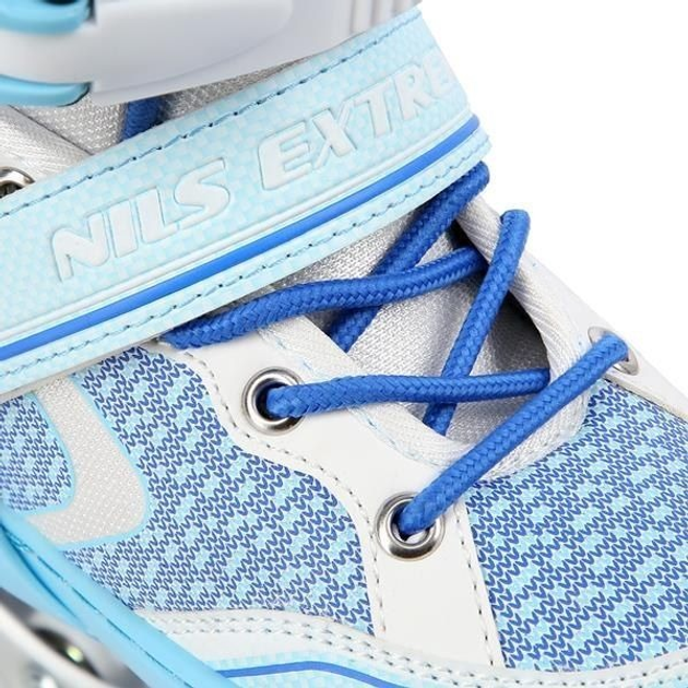 Роликові ковзани Nils Extreme розмір L (39-42) голубі NA14198 (5907695593884) - зображення 6
