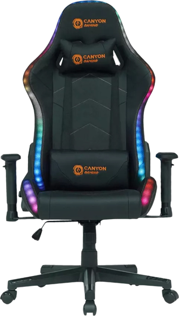 Кресло геймерское Canyon Irida RGBCH03 RGB Black (CNS-RGBCH03) - изображение 1